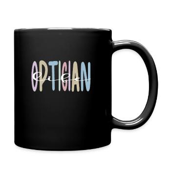 Optician Gifts Optician Optometrist - Full Colour Mug - black - Right