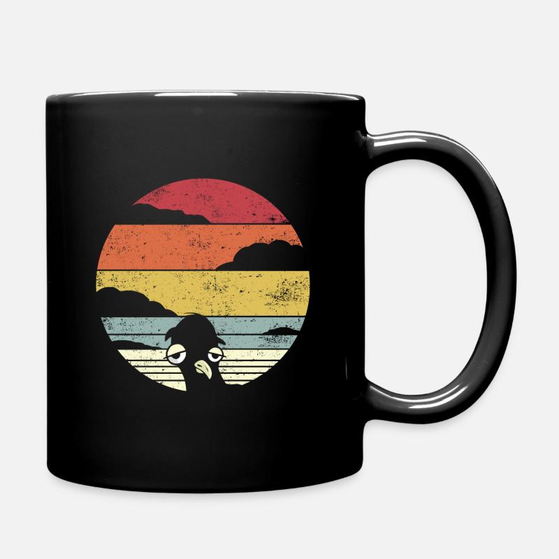 Pinguin Tux - Tasse einfarbig - Schwarz