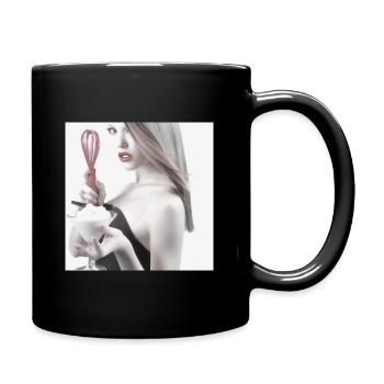 Whip Woman - Tasse einfarbig - Schwarz - Rechts