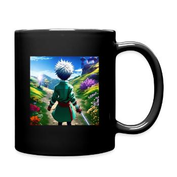 Chemise d’anime « GON » - Mug uni - noir - Droite