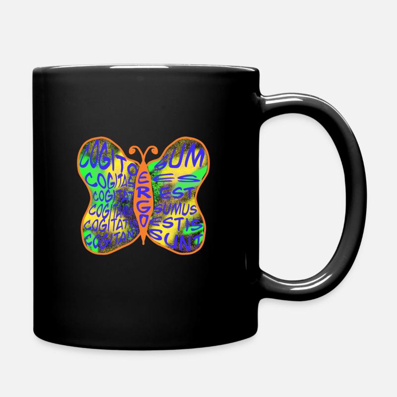Die Philosophin! Das Streberinnen-Shirt! - Tasse einfarbig - Schwarz