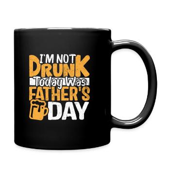 Papa Humor Geschenk zum Vatertag - Tasse einfarbig - Schwarz - Rechts