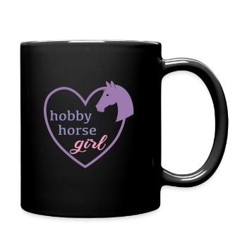 Hobby Horse Girl - Full Colour Mug - black - Right