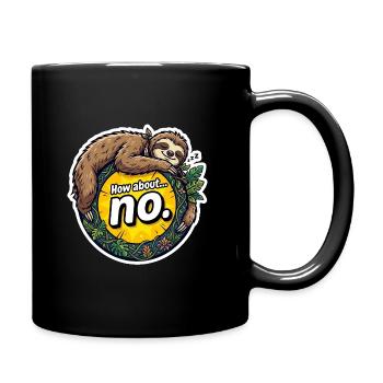 Sloth – No - Full Colour Mug - black - Right