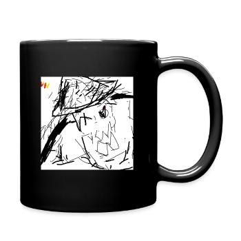 Soldat - Tasse einfarbig - Schwarz - Rechts