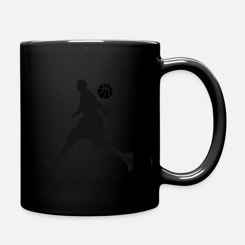 JOUEURS DE BASKET DÉPLACER - Mug uni - noir