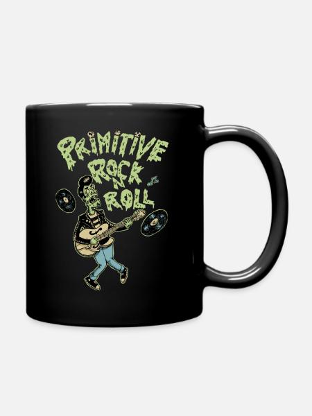 primitive rock - Mug uni - noir