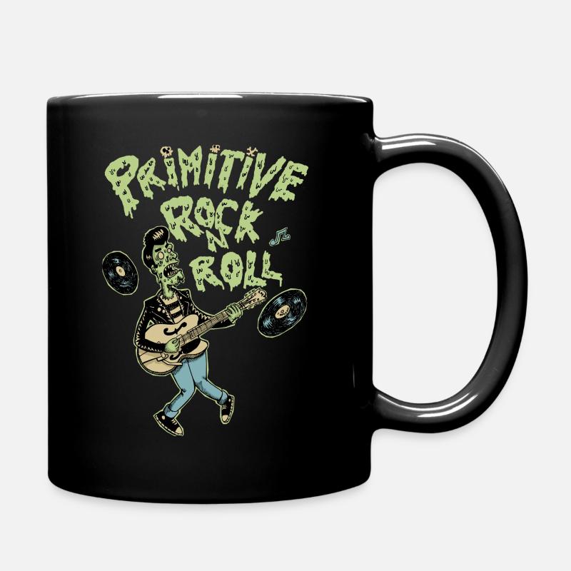 primitive rock.png - Full Colour Mug - black
