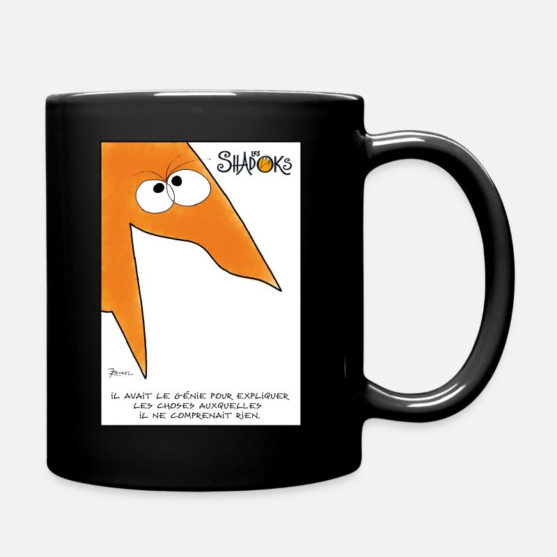 Les Shadoks ont du génie - Mug uni - noir