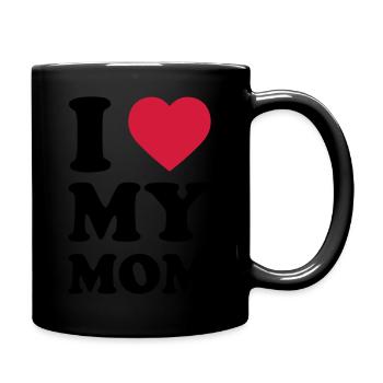 I LOVE MY MOM - Mug uni - noir - Droite