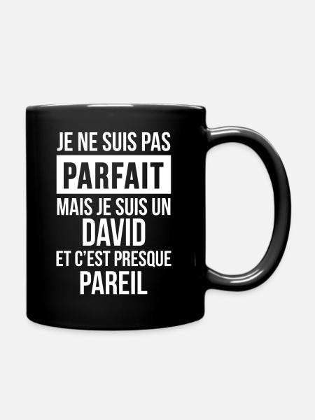 Nom de Famille - DAVID - Mug uni - noir