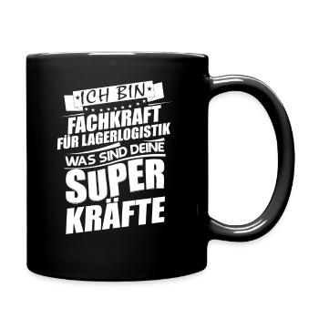 Fachkraft für Lagerlogistik - Tasse einfarbig - Schwarz - Rechts
