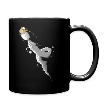 Super ogm - Mug uni - noir - Droite