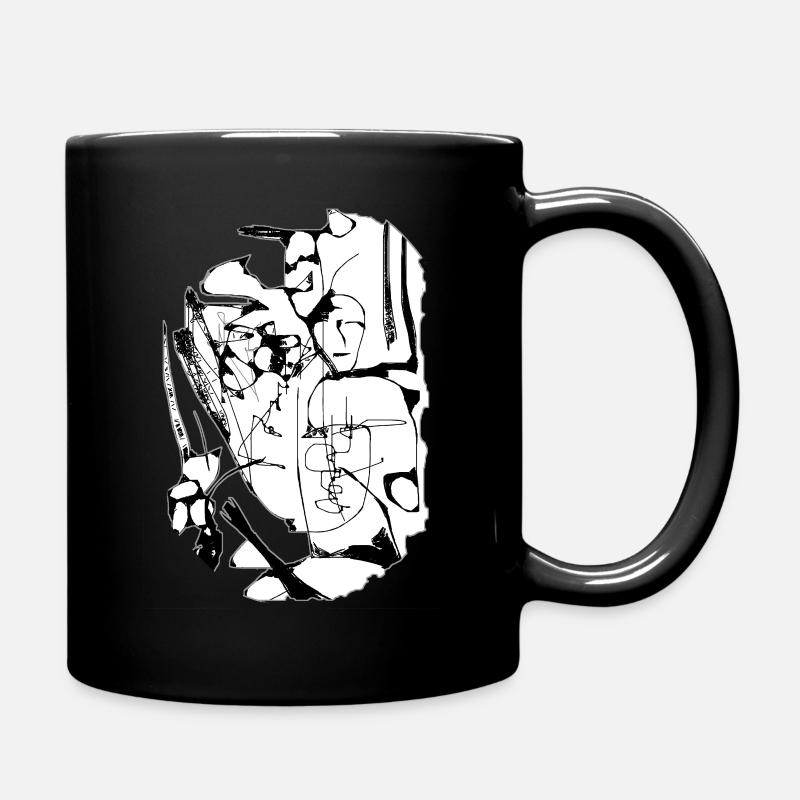 Freiheit der Interpretation - Tasse einfarbig - Schwarz