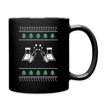 Chimie de Noël - Mug uni - noir - Droite