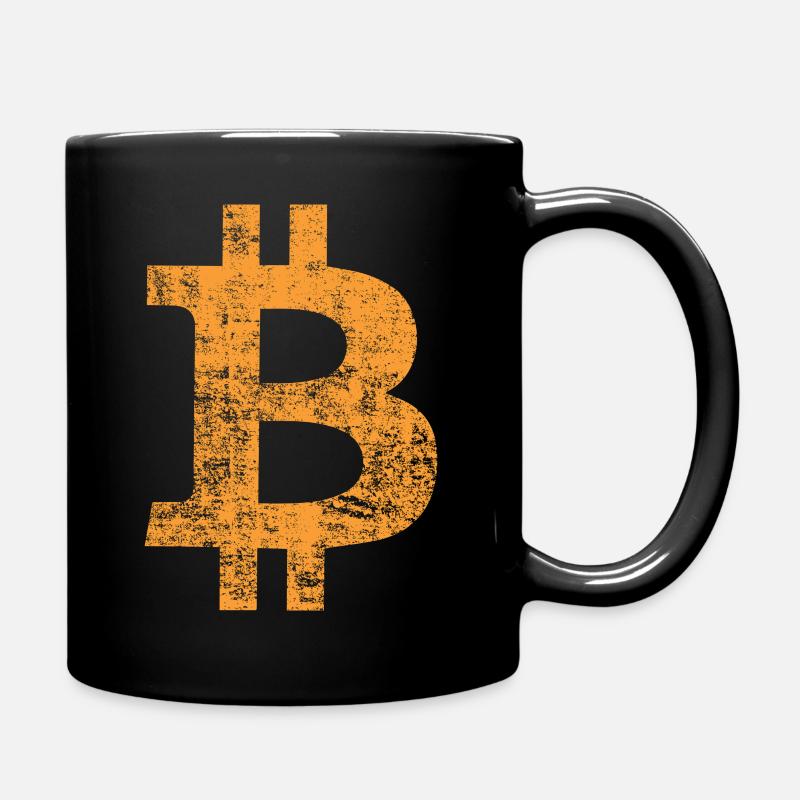 Bitcoin - Tasse einfarbig - Schwarz