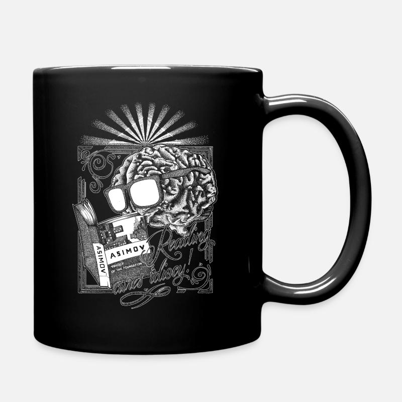La lecture guérit l’idiotie! - Version noire - Mug uni - noir