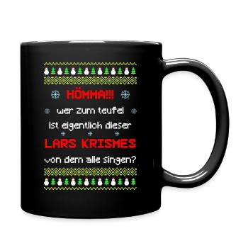 lars krismes Ugly Xmas - Tasse einfarbig - Schwarz - Rechts
