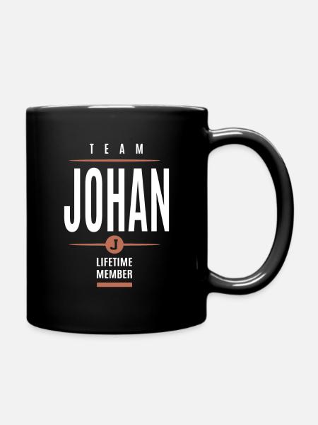 Johan Lifetime Membre - Mug uni - noir