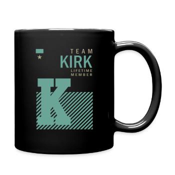 Équipe Kirk à vie - Mug uni - noir - Droite