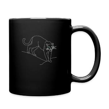 panther - Full Colour Mug - black - Right