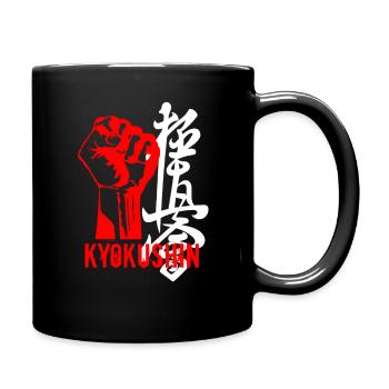 Kyokushinkai Fist - Tasse einfarbig - Schwarz - Rechts