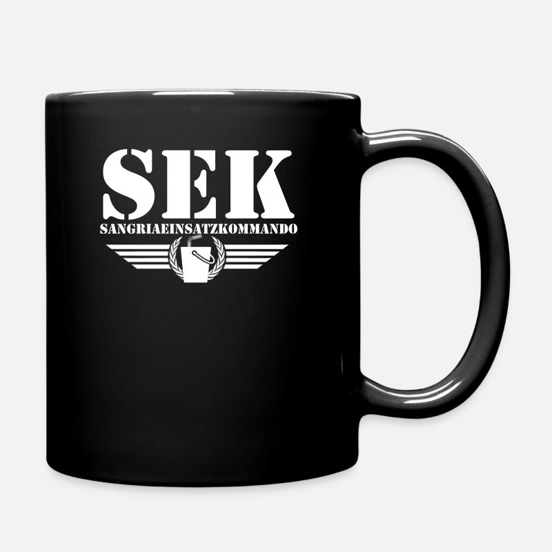 Sangria Einsatzkommando - Mallorca Shirt - Full Colour Mug - black