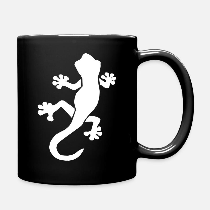 geko - Tasse einfarbig - Schwarz