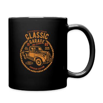 Garage classique Voitures personnalisées - Mug uni - noir - Droite