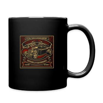 Voiture Classique Personnalisée - Mug uni - noir - Droite