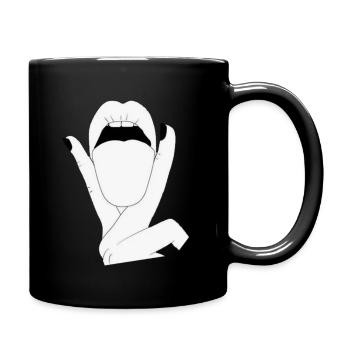 Lécher le doigt sexy t-shirt drôle - Mug uni - noir - Droite