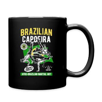 Brazilian Capoeira Afro Art - Tasse einfarbig - Schwarz - Rechts