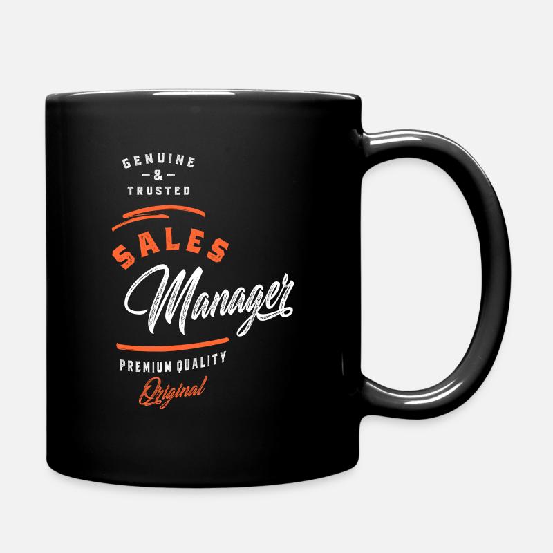 Verkaufsleiter - Tasse einfarbig - Schwarz
