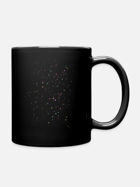Taches de peinture - Mug uni - noir