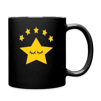 Sternenkinder, Stern, Sternen, Kinder - Tasse einfarbig - Schwarz - Rechts
