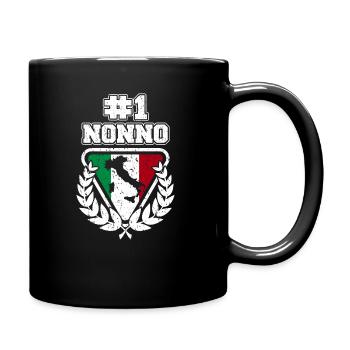 Italie Nonno Papy Papy Petit Fils Cadeau - Mug uni - noir - Droite