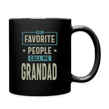 Favorite Grandad - Full Colour Mug - black - Right