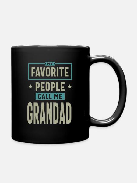 Favorite Grandad - Full Colour Mug - black