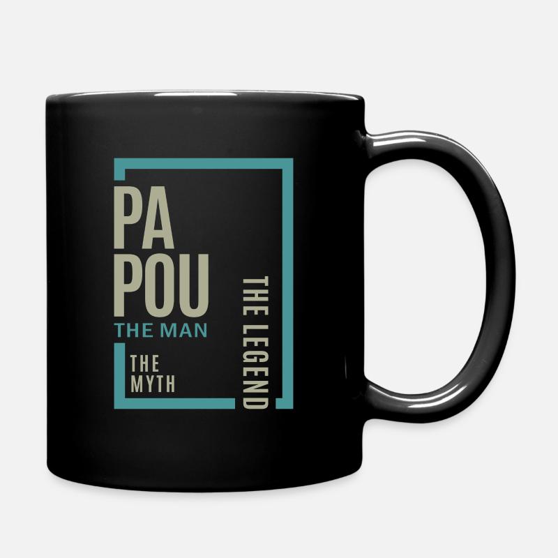 Papou le mythe - Mug uni - noir