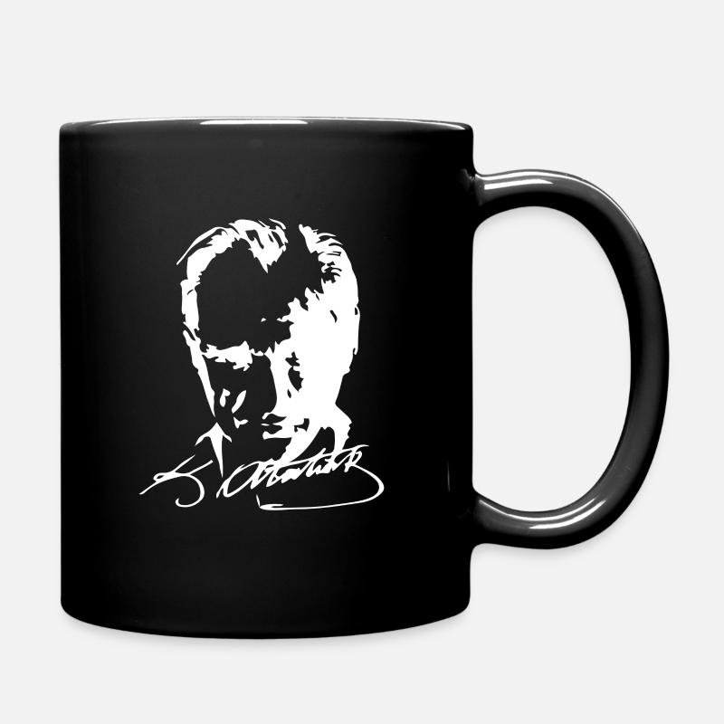 Atatürk - Tasse einfarbig - Schwarz