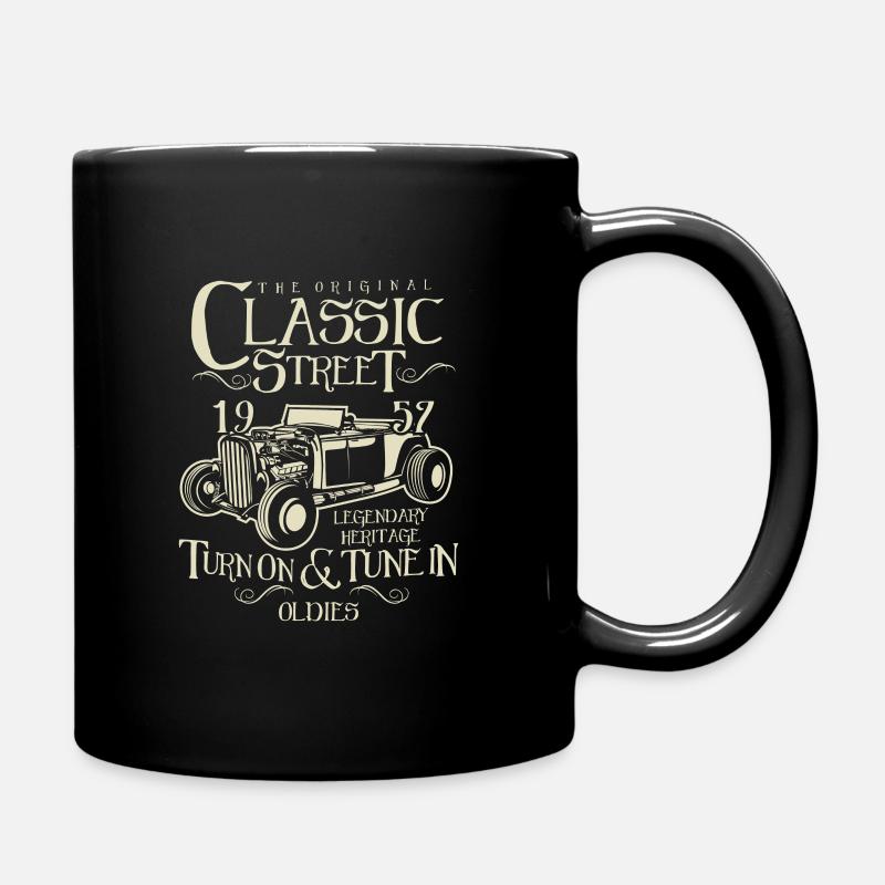 Hot Rod Classic - Full Colour Mug - black