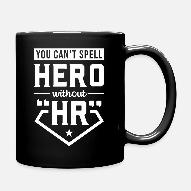 You Can't Spell Hero Without HR - Tasse einfarbig - Schwarz