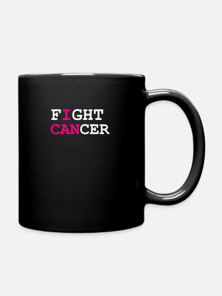Fight Cancer Krebs Krankenhaus Chemo Therapie - Tasse einfarbig - Schwarz