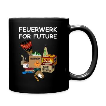Feu d'artifice pour le futur Pyro - Mug uni - noir - Droite
