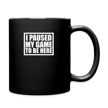 Game gaming online internet Gamer Wlan Moba - Full Colour Mug - black - Right
