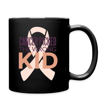Childhood cancer tumor tumor chemotherapy - Full Colour Mug - black - Right