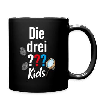 Die Drei ??? Kids Logo und Gadgets - Tasse einfarbig - Schwarz - Rechts