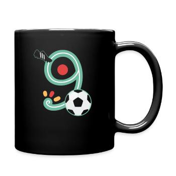 9. Geburtstag Jungs Birthday Geschenk 9 Jahre - Tasse einfarbig - Schwarz - Rechts