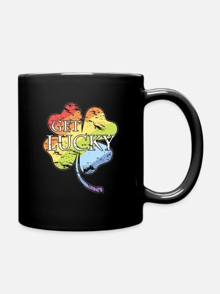 GET LUCKY - Tasse einfarbig - Schwarz