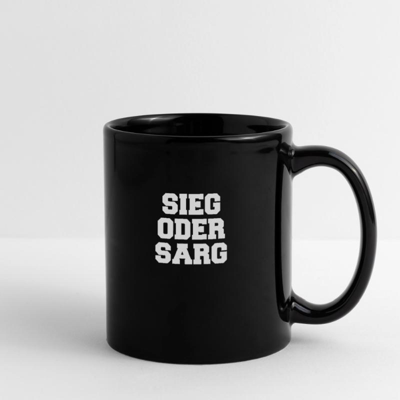 Sieg oder Sarg Tasse einfarbig